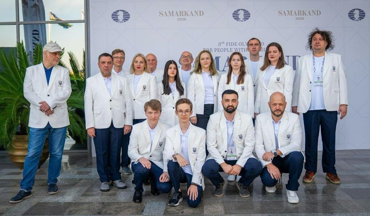 Збірна України на шаховій Олімпіаді 2026 / фото: Ukrainian Chess Federation