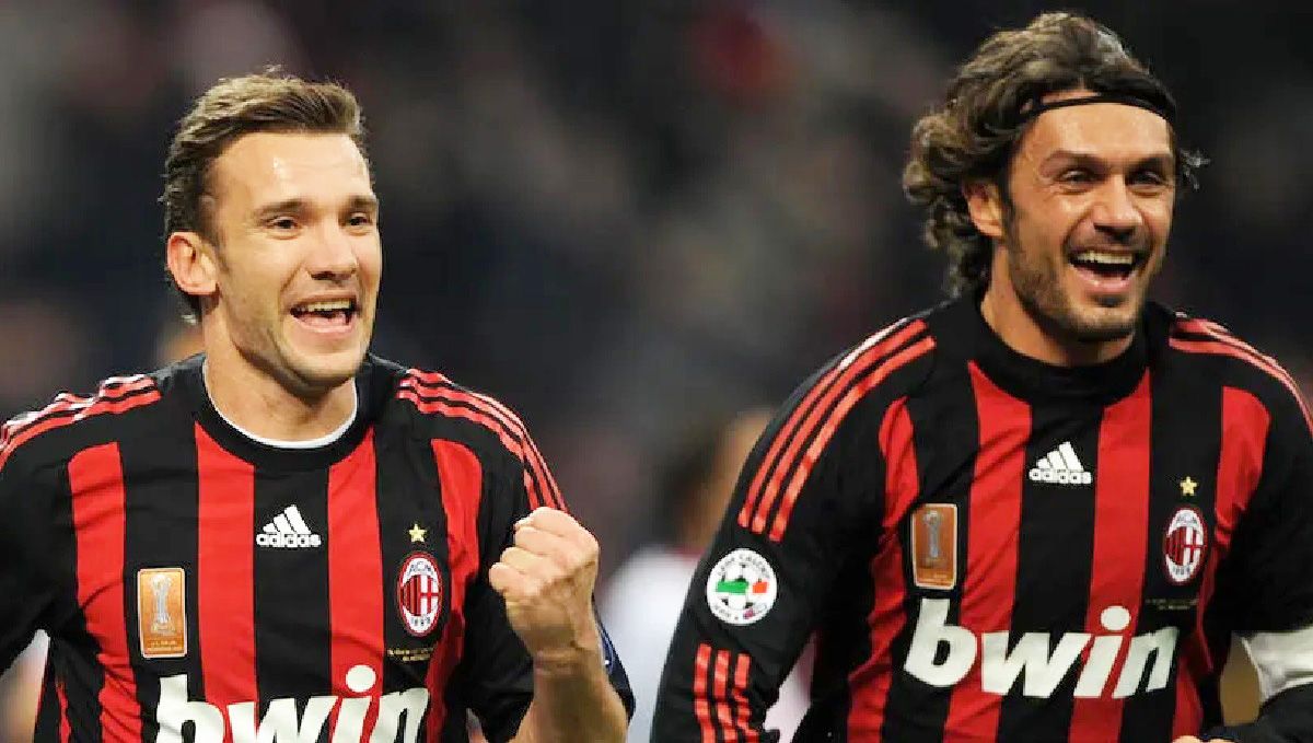 Андрей Шевченко и Паоло Мальдини / Sempre Milan