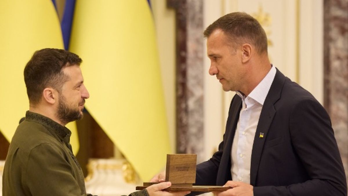 Володимир Зеленський привітав Андрія Шевченка / Instagram Зеленського