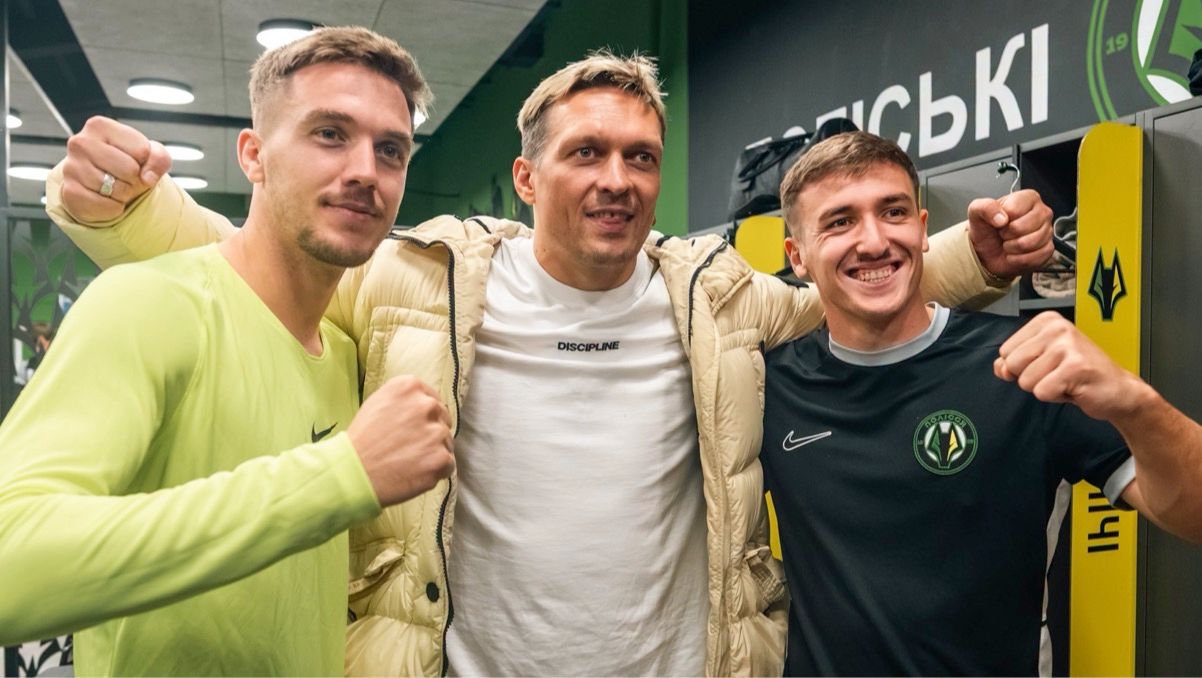 Александр Усик / Фото ФК Полесье
