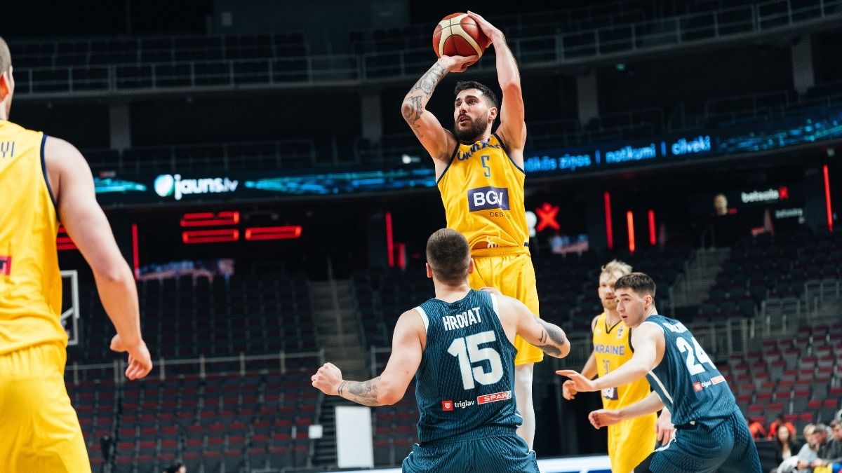 Іван Ткаченко в складі збірної України / FIBA