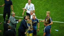 Німеччина – Швеція: після матчу ледь не спалахнула бійка через неоднозначне святкування німців Німеччина – Швеція: після матчу ледь не спалахнула бійка через неоднозначне святкування німців
