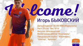 Быковский стал игроком Мариуполя Быковский стал игроком Мариуполя