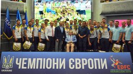 УАФ відзначила дефлімпійську збірну України, яка стала чемпіоном Європи УАФ відзначила дефлімпійську збірну України, яка стала чемпіоном Європи